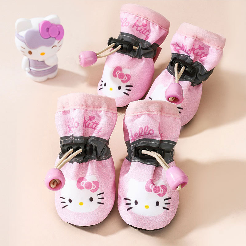 Hello Kitty Pet Shoes Non Slip Soft Sole Design