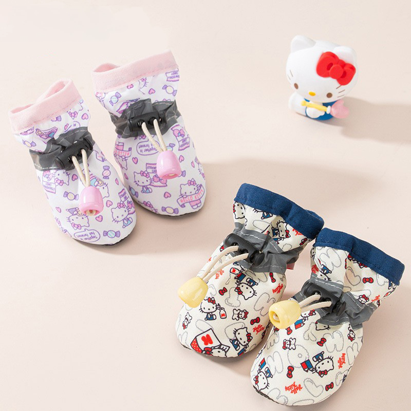 Hello Kitty Pet Shoes Non Slip Soft Sole Design