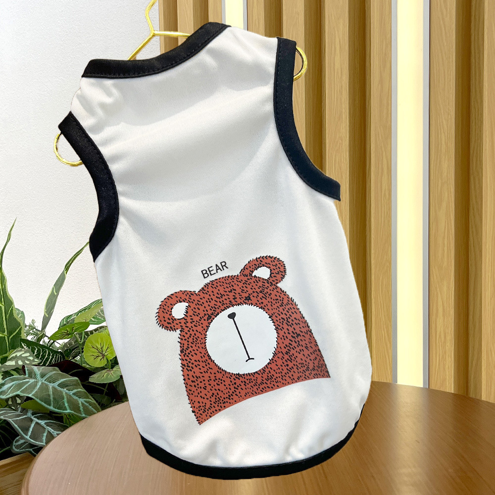 Nordic Pet Vest Animal Print Sleeveless Summer Outfit