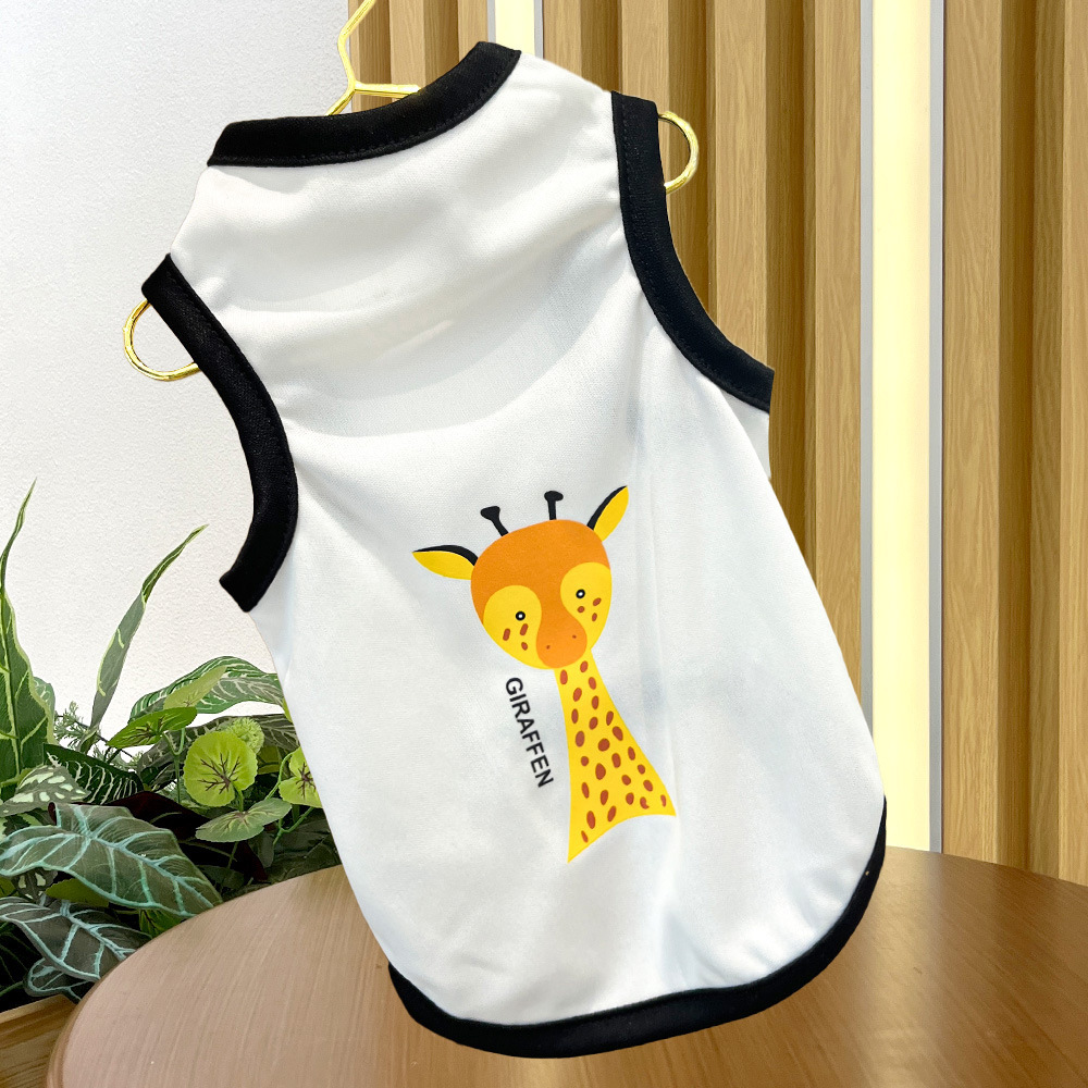 Nordic Pet Vest Animal Print Sleeveless Summer Outfit