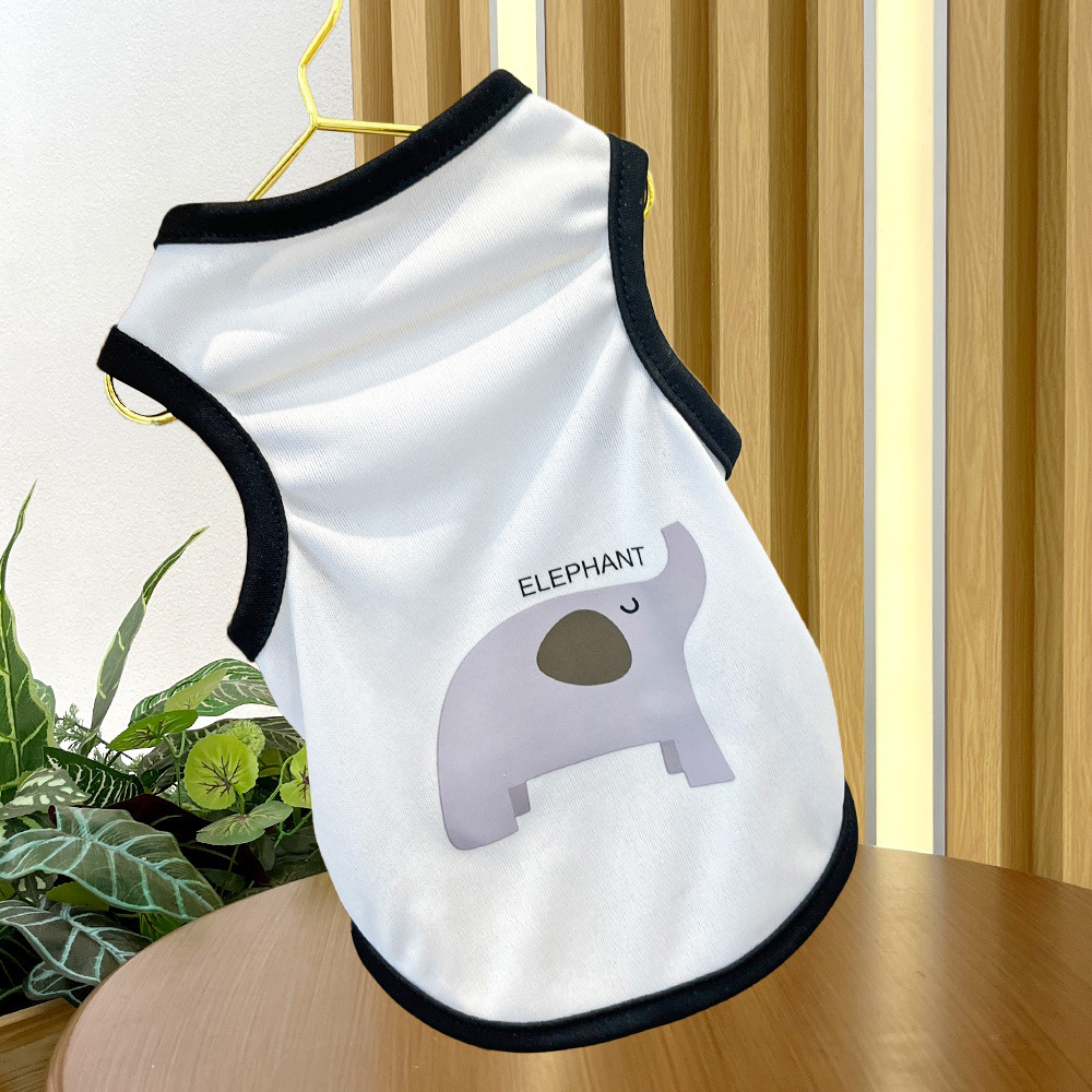 Nordic Pet Vest Animal Print Sleeveless Summer Outfit