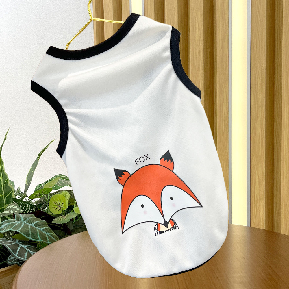 Nordic Pet Vest Animal Print Sleeveless Summer Outfit