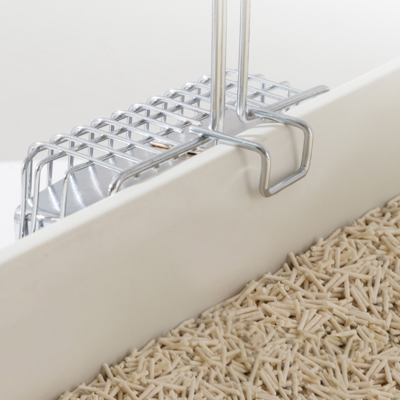Metal Litter Scoop Dual Mesh Cat Toilet Shovel