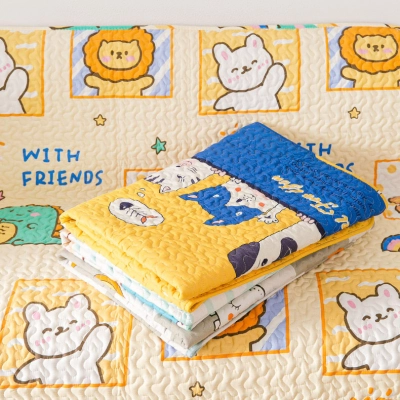 Pet Cooling Mat Soft Plush Square Floor Cushion 02