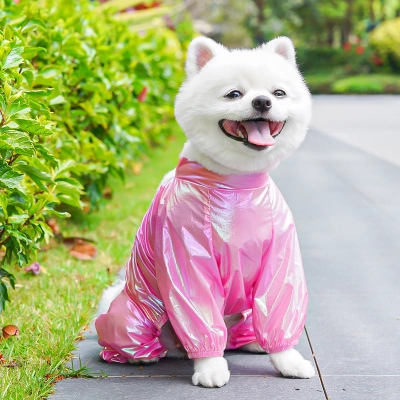 Pet Reflective Bodysuit Four Legs Design Outdoor Protection 02