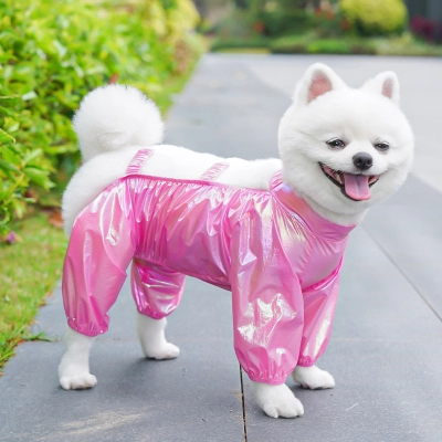 Pet Reflective Bodysuit Four Legs Design Outdoor Protection 01