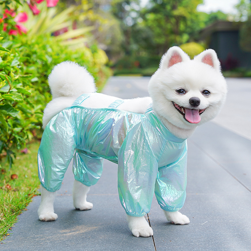 Pet Reflective Bodysuit Four Legs Design Outdoor Protection