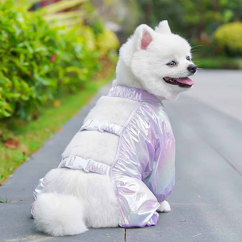Pet Reflective Bodysuit Four Legs Design Outdoor Protection