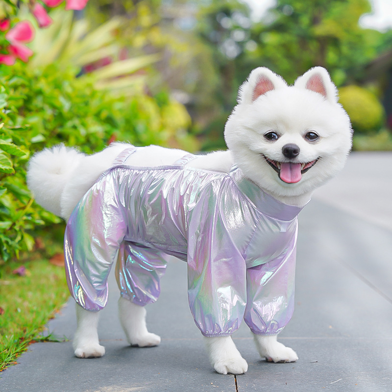 Pet Reflective Bodysuit Four Legs Design Outdoor Protection
