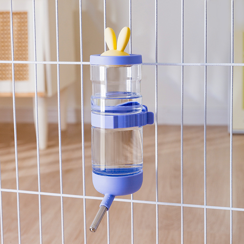 Pet Cage Water Bottle Automatic Licking Hanging Dispenser