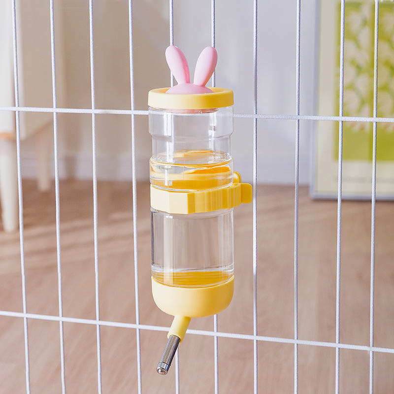 Pet Cage Water Bottle Automatic Licking Hanging Dispenser