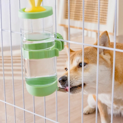 Pet Cage Water Bottle Automatic Licking Hanging Dispenser 02