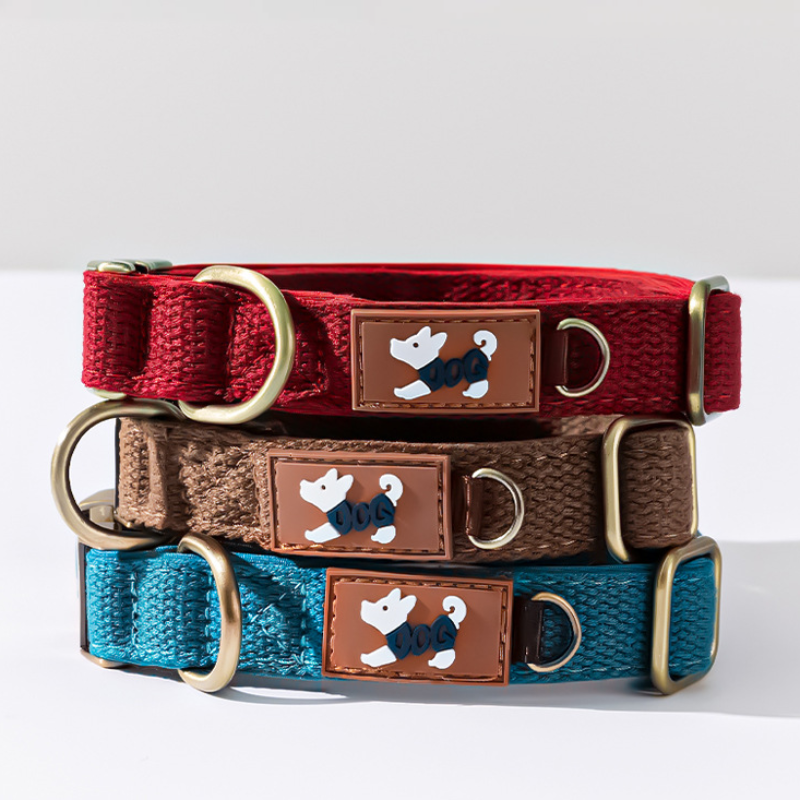 Double Layer Dog Collar Soft Padding Neck Protection