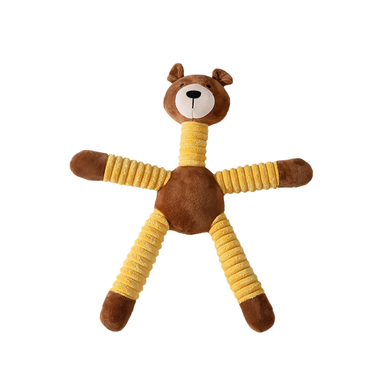 Pet Chew Squeaky Toy Five Side Fox Design