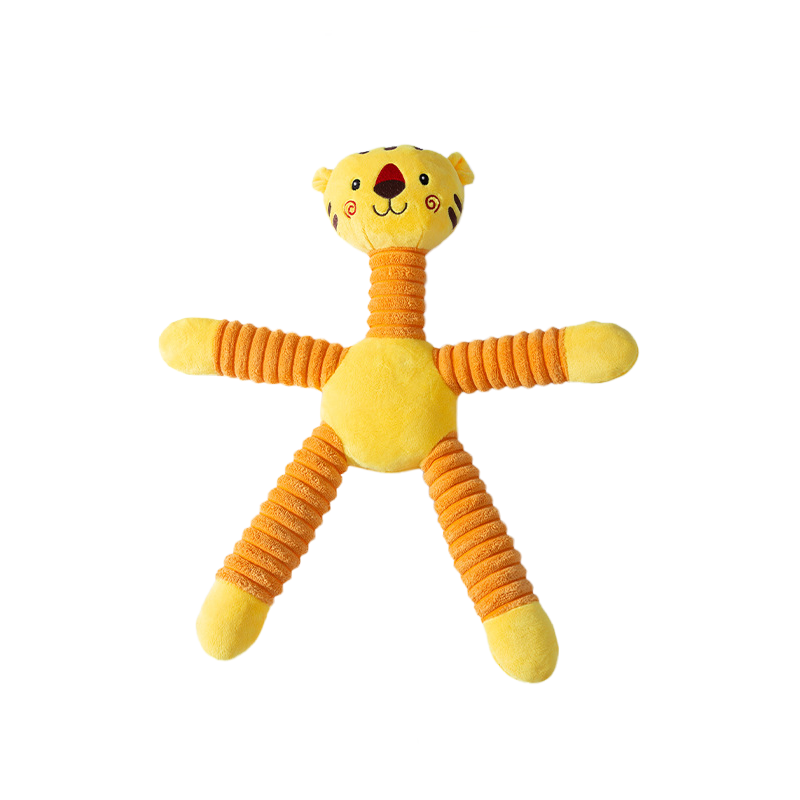 Pet Chew Squeaky Toy Five Side Fox Design