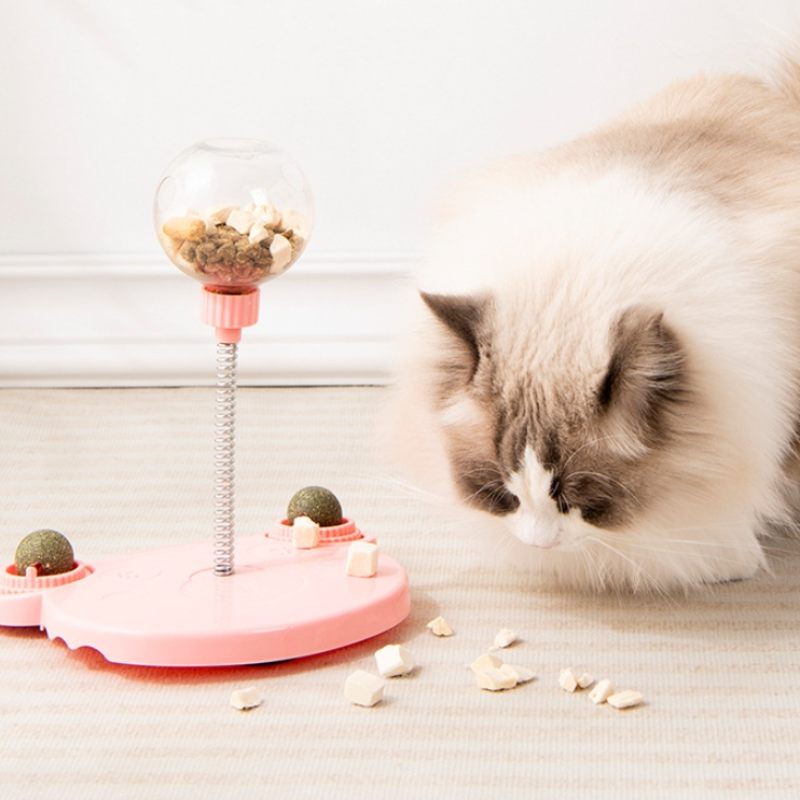 Pet Interactive Puzzle Toy Rolling Dispenser Ball