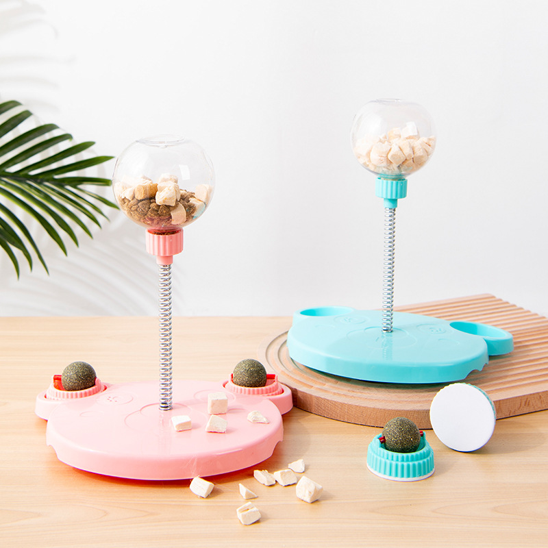 Pet Interactive Puzzle Toy Rolling Dispenser Ball