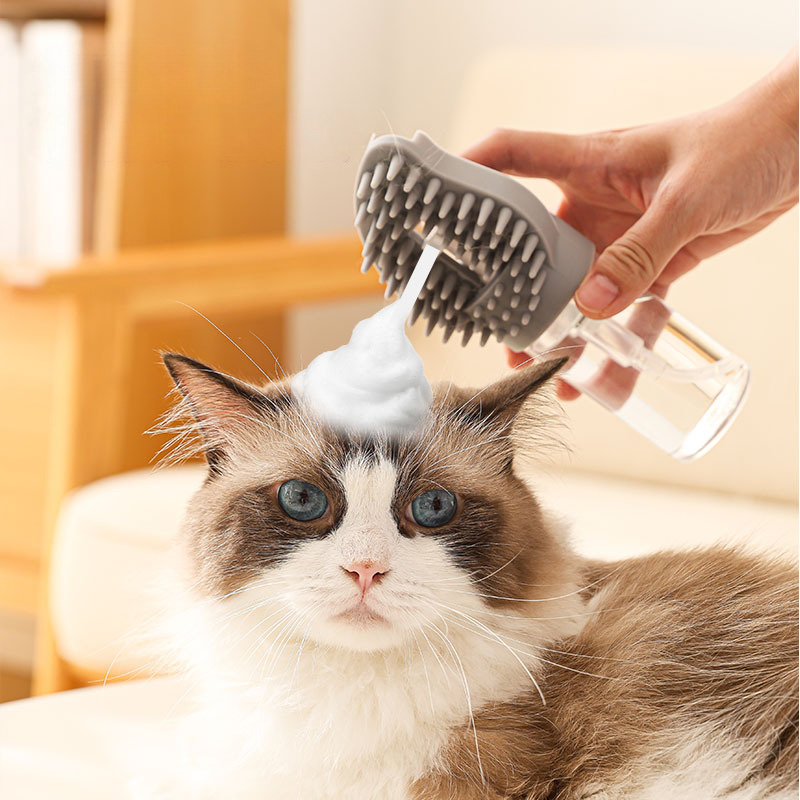 Pet Bath Brush Multi Function Silicone Massage Tool