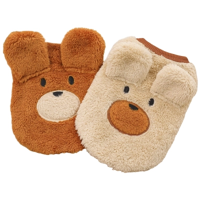 Pet Puppy Costume Set Plush Ear Design 01