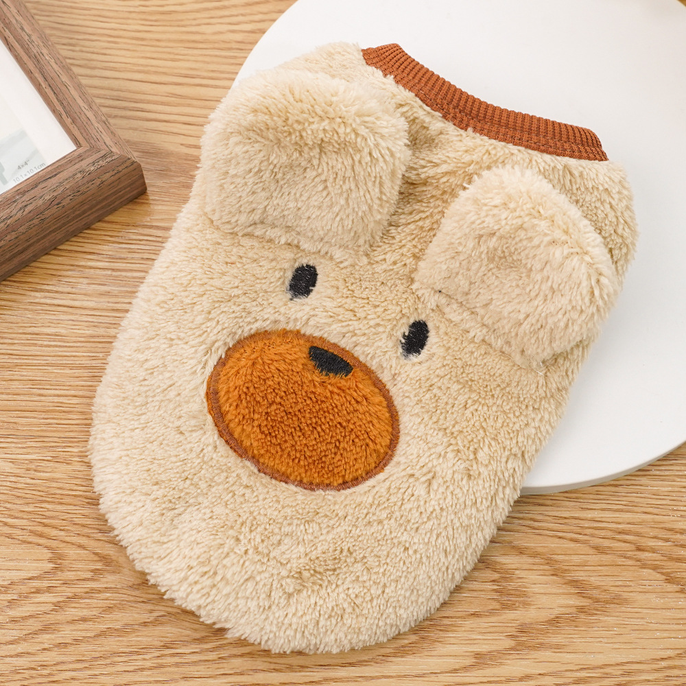 Pet Puppy Costume Set Plush Ear Design