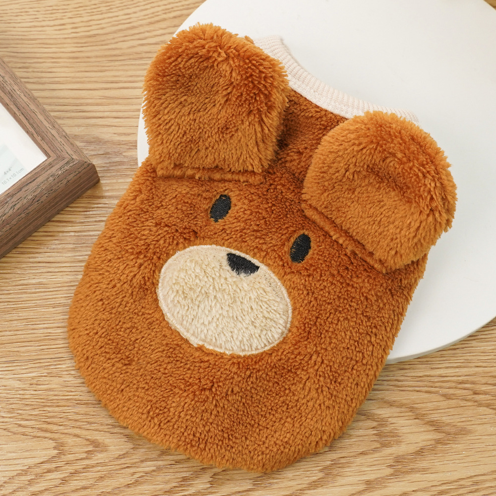Pet Puppy Costume Set Plush Ear Design