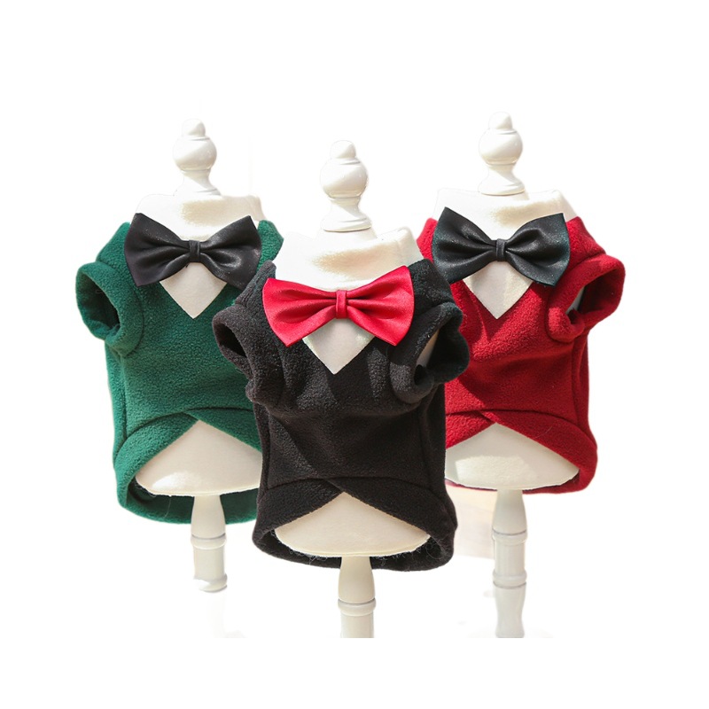 Pet Formal Suit Set Bow Tie Collar