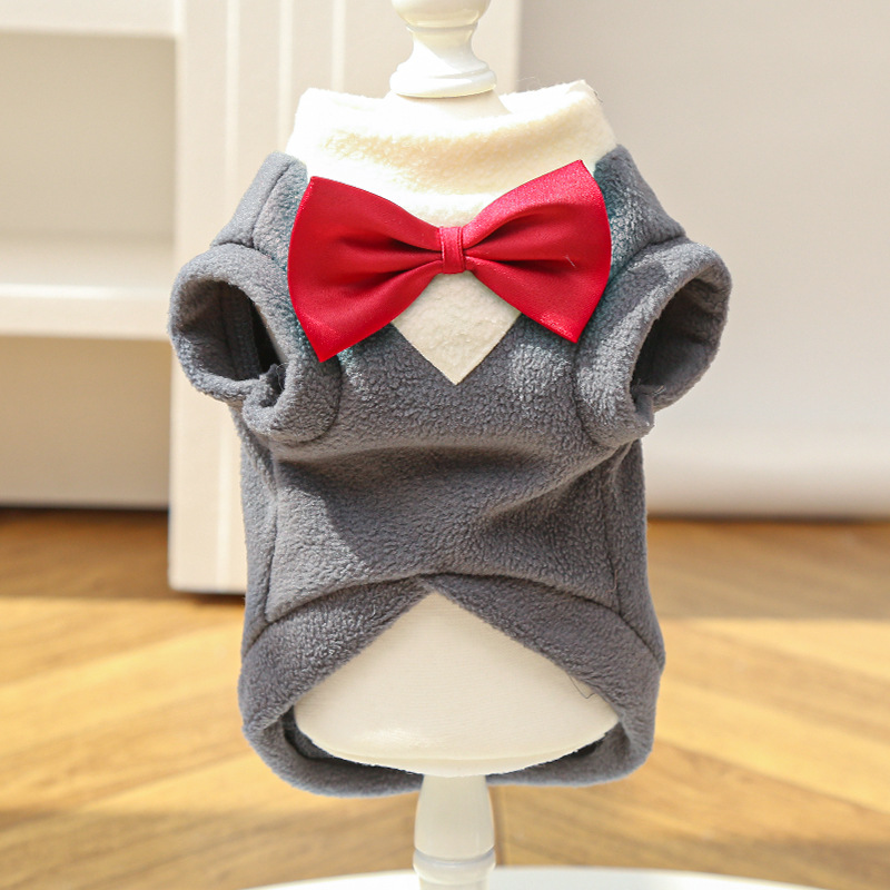 Pet Formal Suit Set Bow Tie Collar