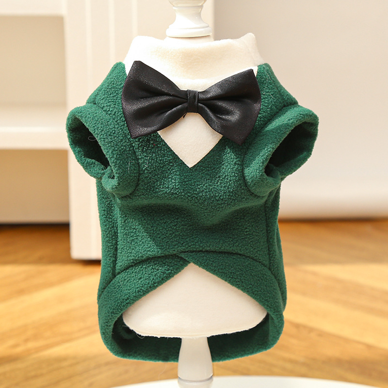 Pet Formal Suit Set Bow Tie Collar