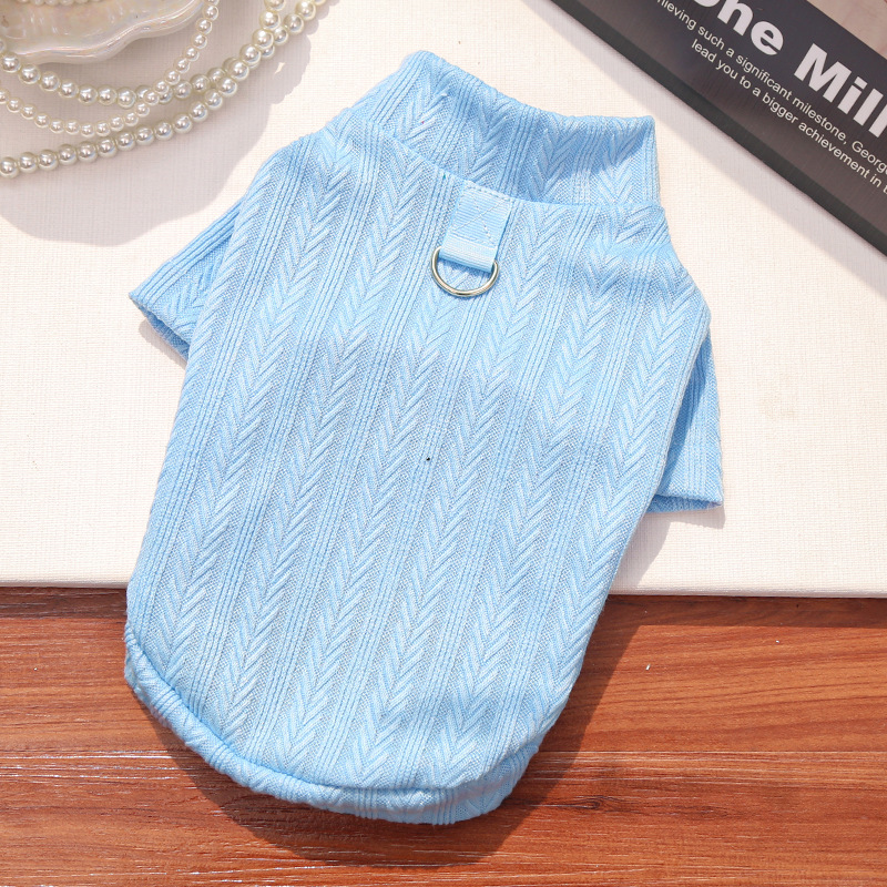 Pet Knit Sweater Set High Neck Design