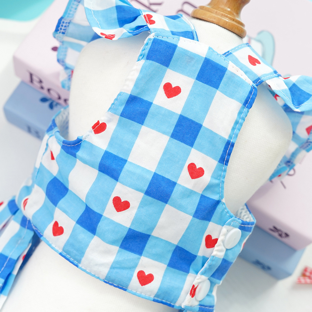 Pet Princess Dress Set Bow Pearl Design