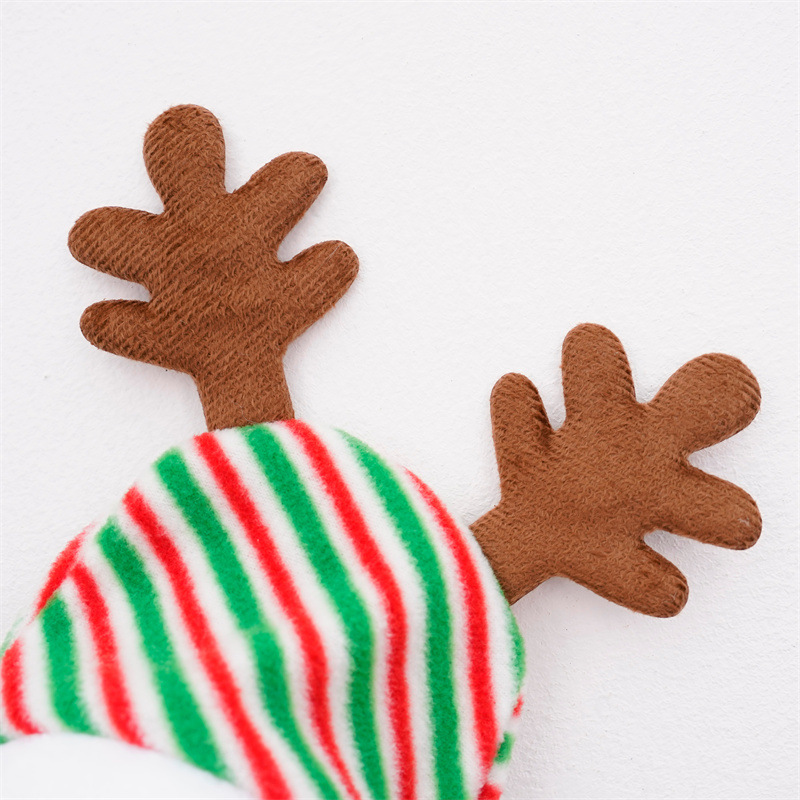 Pet Christmas Sweater Set Reindeer Antler Design