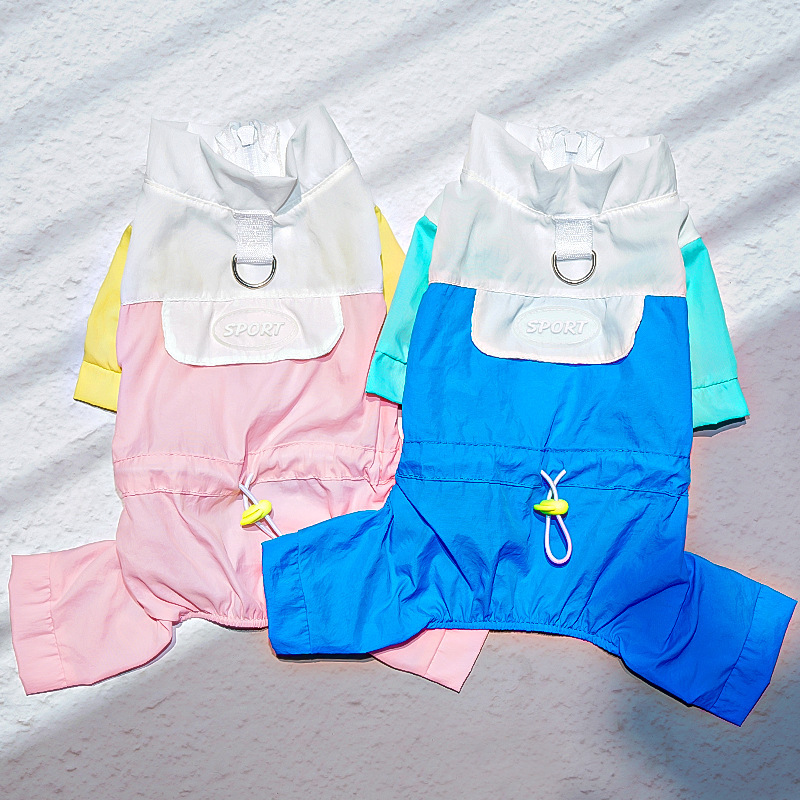 Pet Sport Suit Set Lightweight Windproof Design