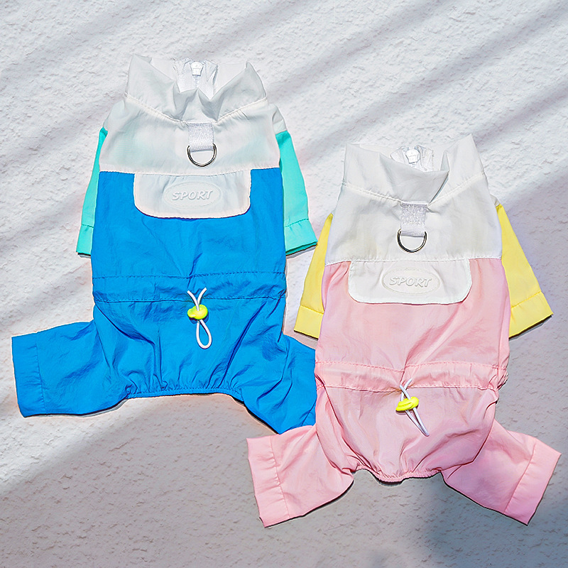 Pet Sport Suit Set Lightweight Windproof Design