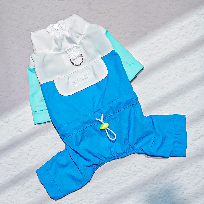 Pet Sport Suit Set Lightweight Windproof Design