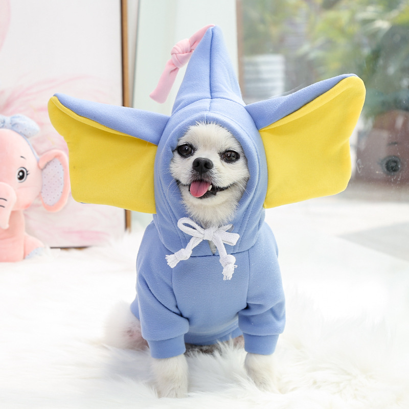 Pet Hoodie Set Elephant Ear Design