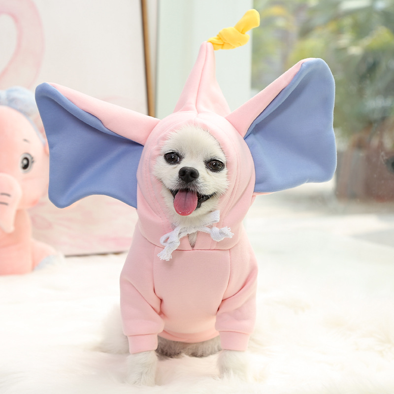 Pet Hoodie Set Elephant Ear Design