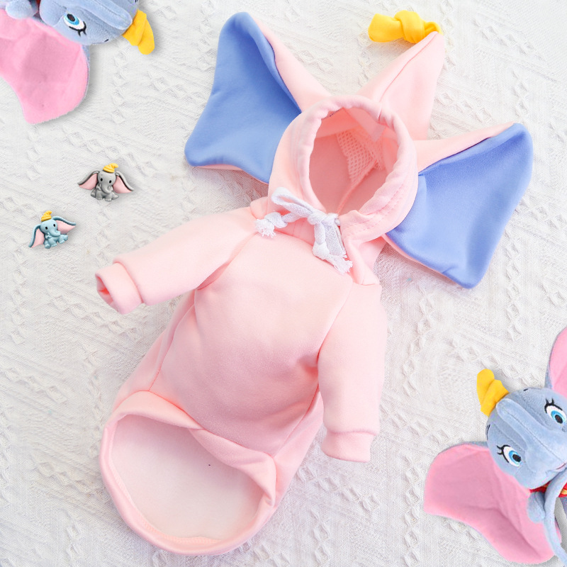 Pet Hoodie Set Elephant Ear Design