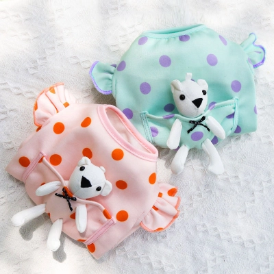 Pet Pocket Outfit Polka Dot Design 02