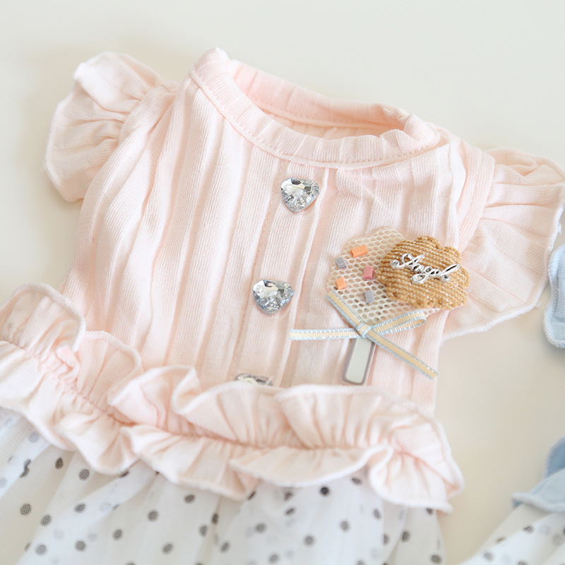 Pet Lollipop Dress Polka Dot Skirt