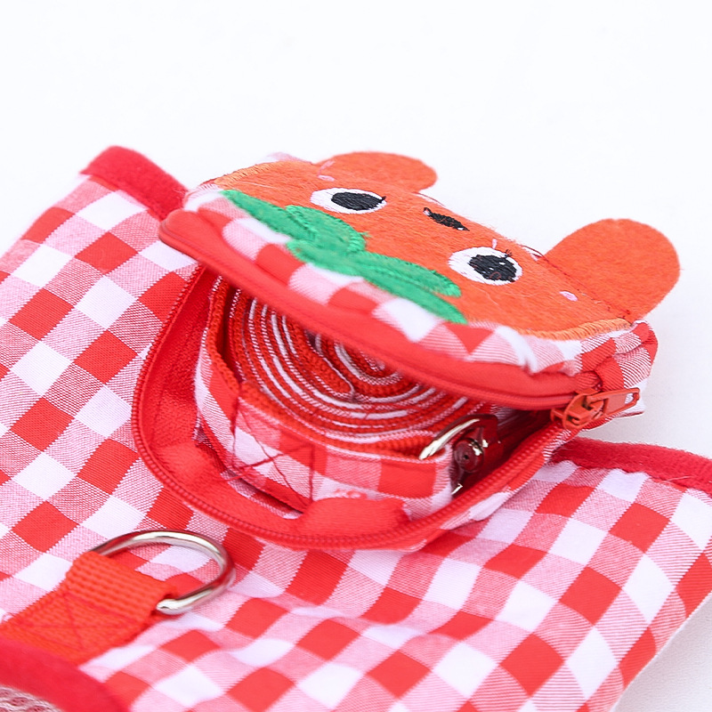 Pet Harness Set Fruit Pattern Design