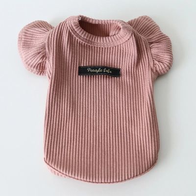 Pet Ribbed Knit Top Wing Sleeve 02