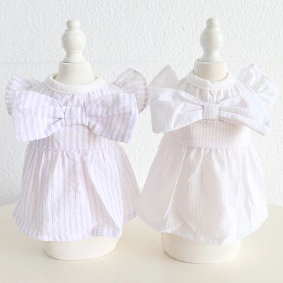 Pet Bow Dress Flowy Skirt Design 02