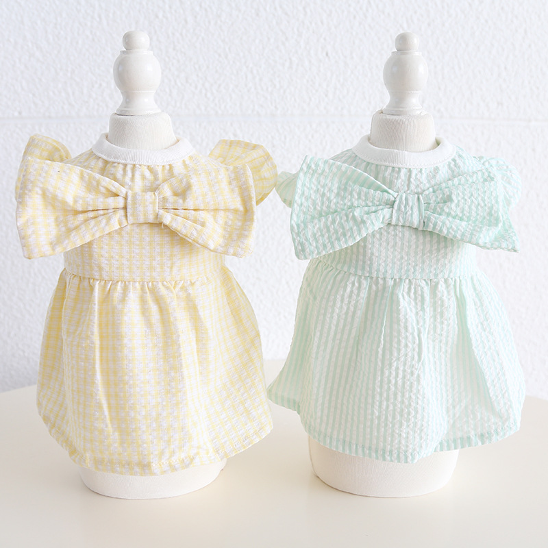 Pet Bow Dress Flowy Skirt Design