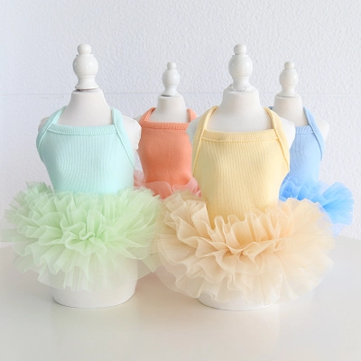 Pet Ballet Dress Layered Tulle Skirt 01