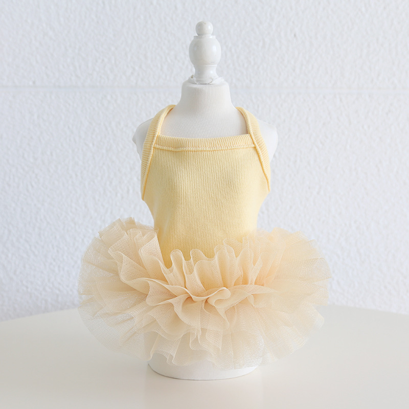 Pet Ballet Dress Layered Tulle Skirt