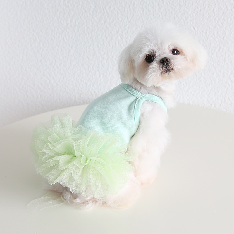 Pet Ballet Dress Layered Tulle Skirt