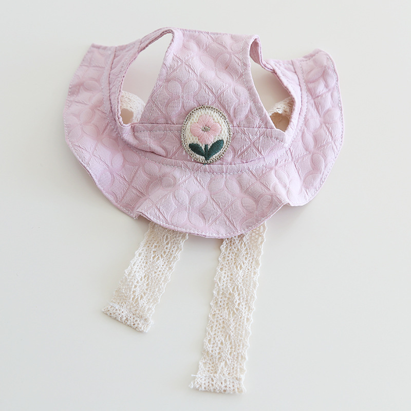 Pet Princess Dress Lace Bow Bloom Skirt