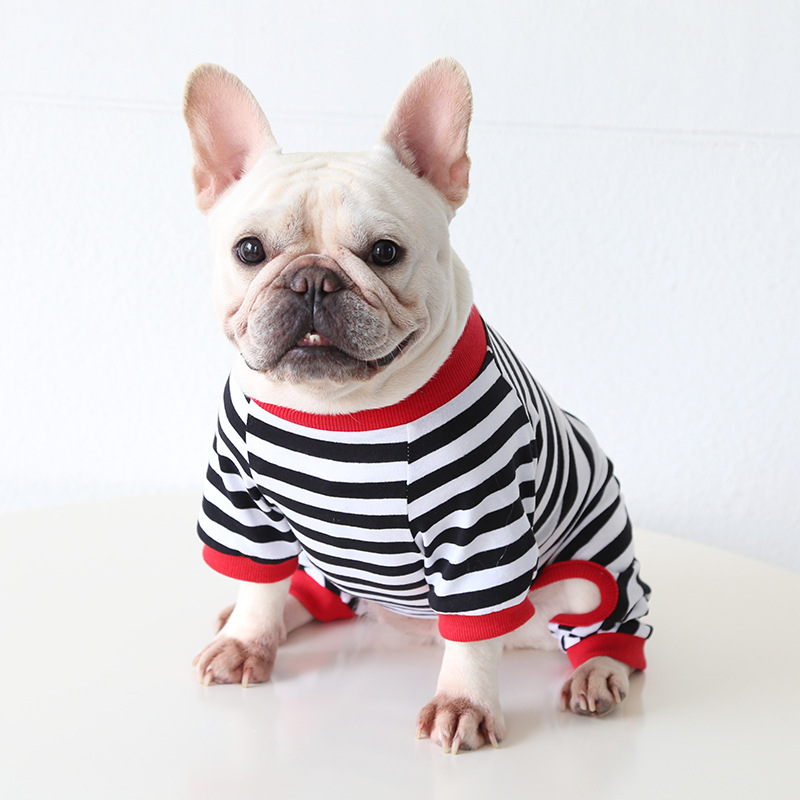 Pet Striped Pajama Four Legs Christmas Tree