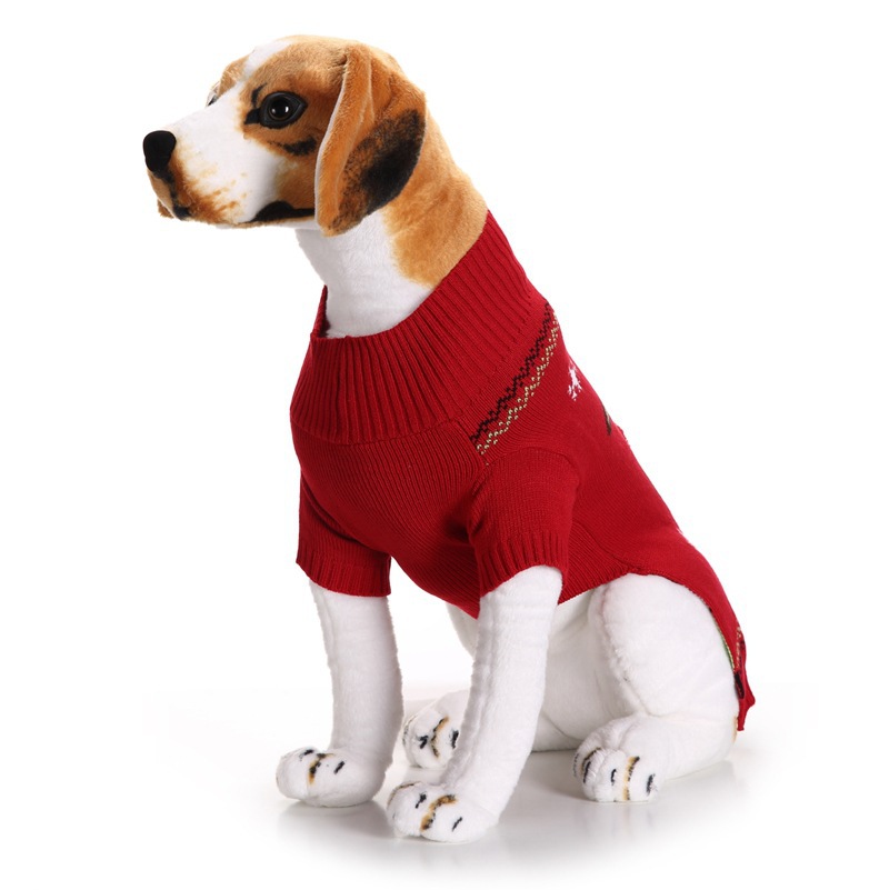 Pet Reindeer Knit Sweater Christmas Holiday Design