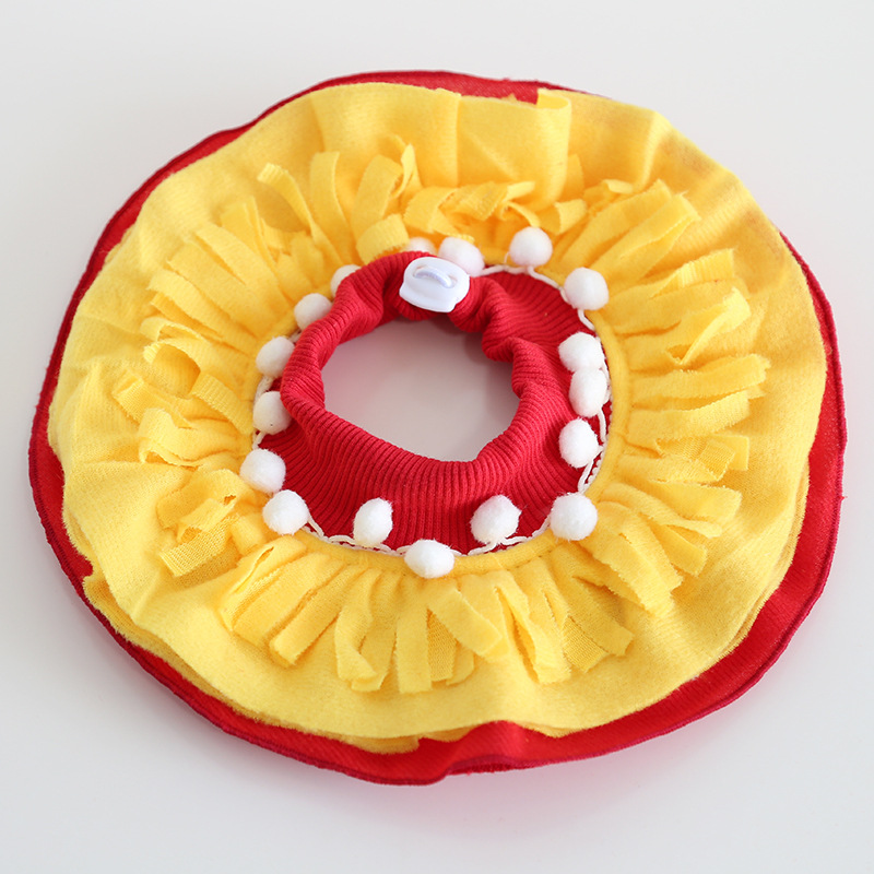 Pet Costume Hat Bandana Set Party Dress